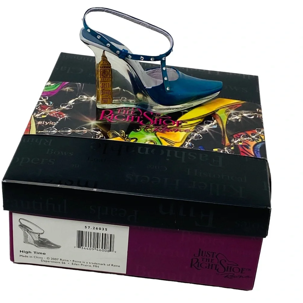 Just The Right Shoe HIGH TIME Rare By Lorraine Vail Big Ben Tower